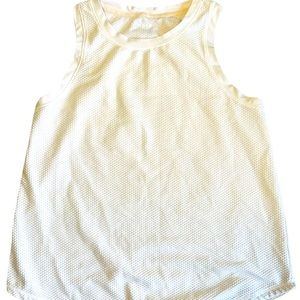 Calia By Carrie Underwood Loose Tank Top Women's Small Size White Textured